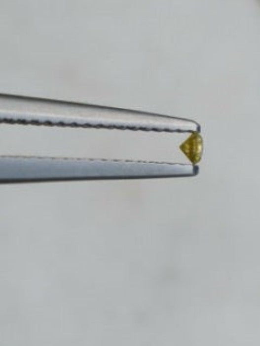 Yellow Diamond Round Cut African 2mm Micro Sized