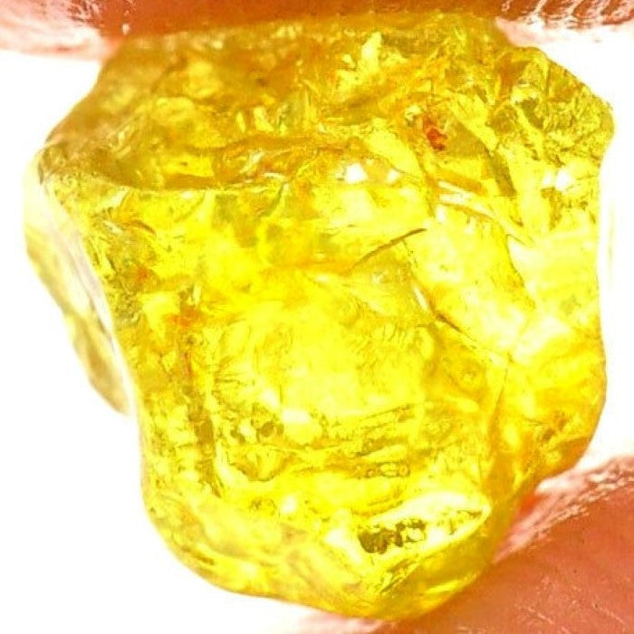 Yellow Garnet Rough Facet Mali 5 ct
