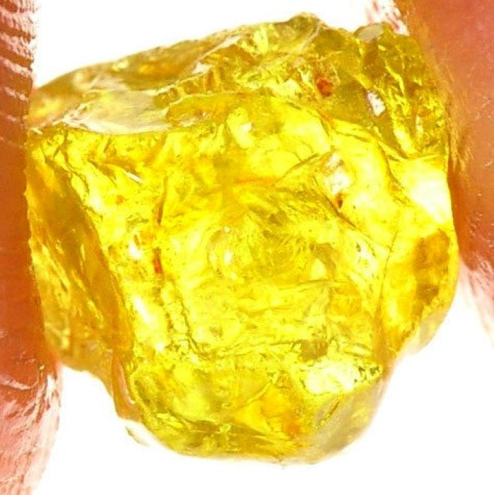 Yellow Garnet Rough Facet Mali 5 ct