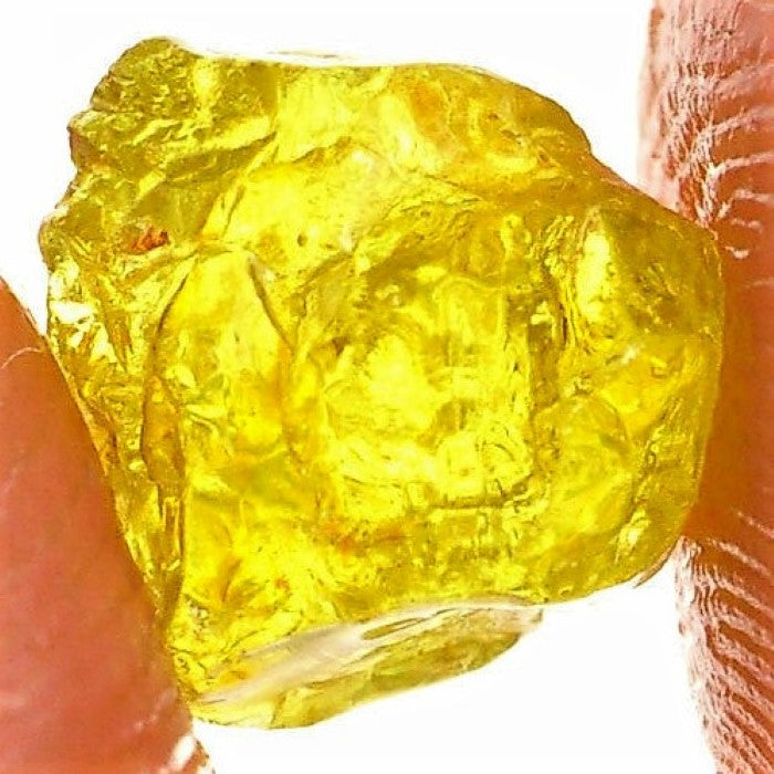Yellow Garnet Rough Facet Mali 5 ct