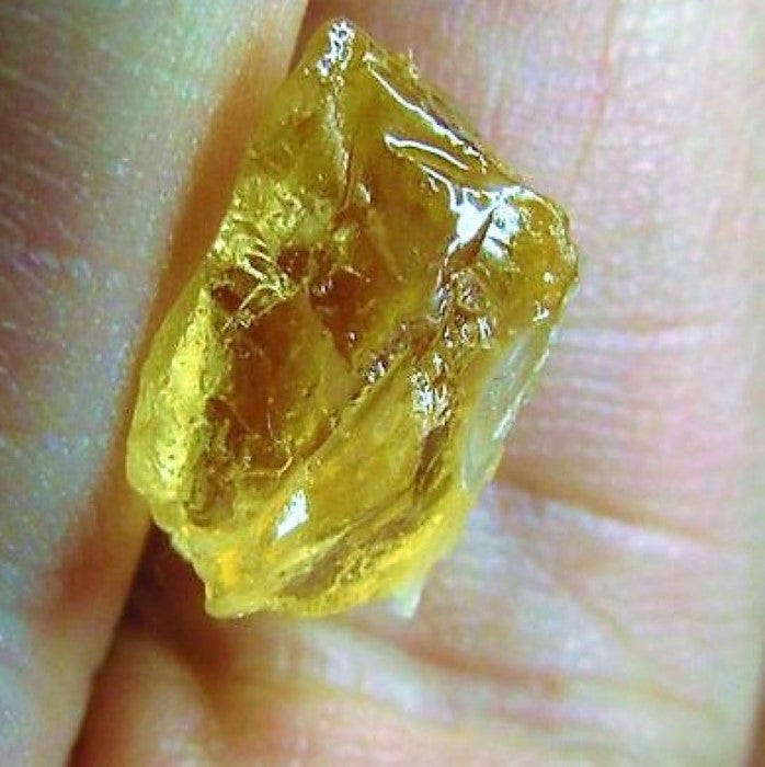 Yellow Garnet Rough Facet Mali 5 ct