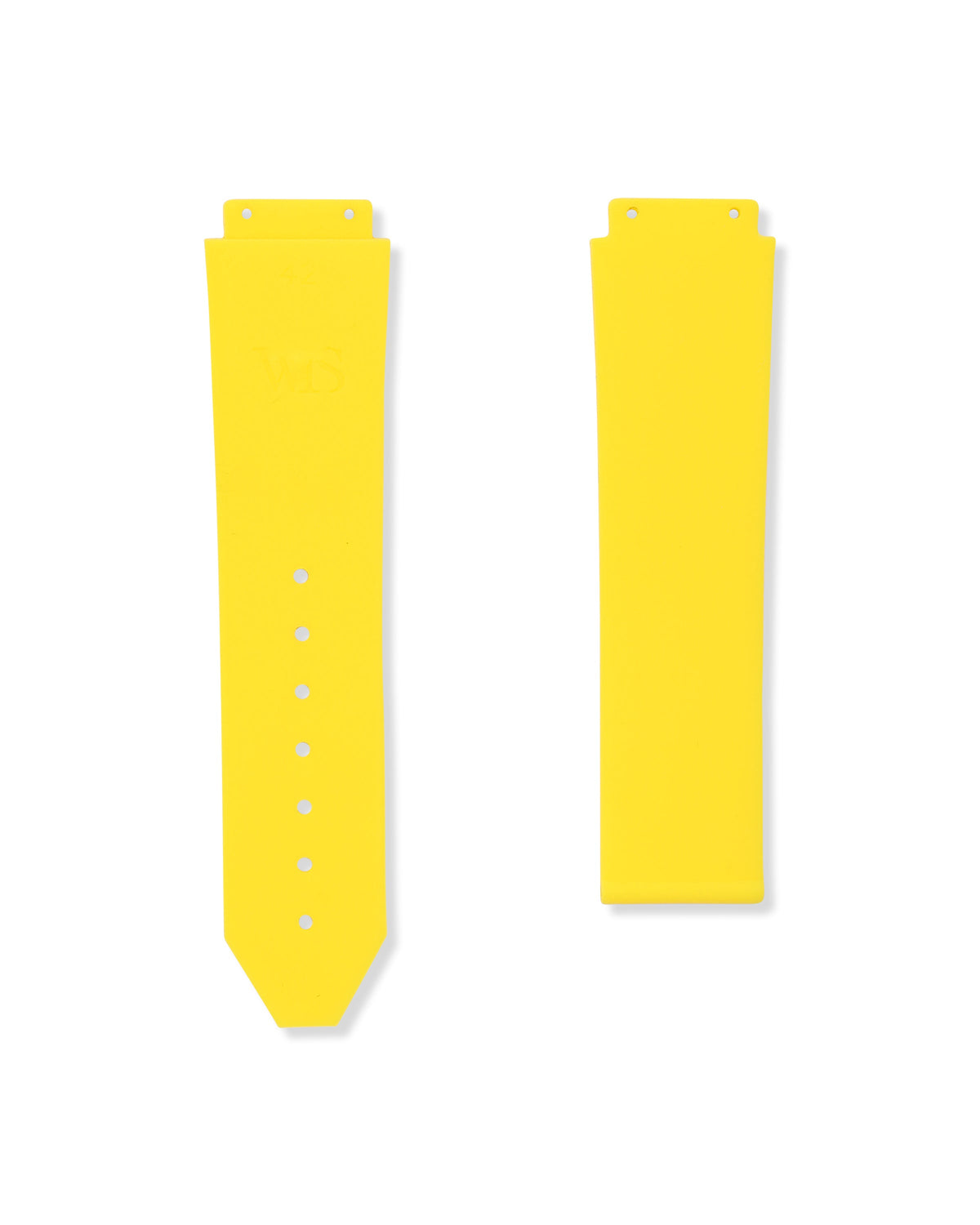 Lemon Yellow - Rubber Watch Strap For Hublot Classic Fusion 42mm