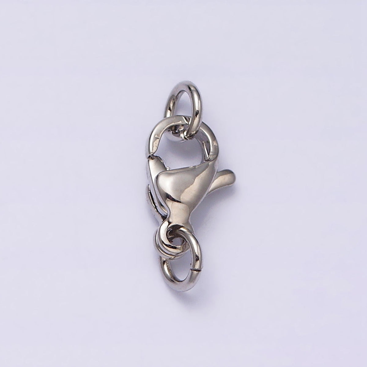 16K Stainless Steel 9mm Lobster Clasps Closure Jump Ring Jewelry Supply in Gold & Silver | Z-389 Z-390