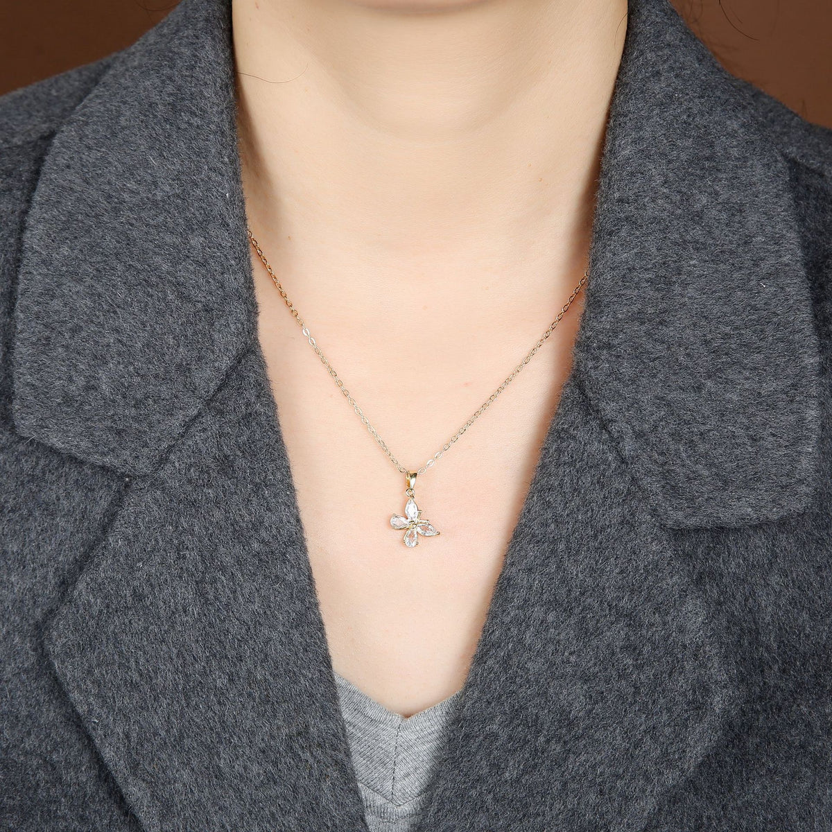 Niche Design Light Luxury Collarbone Chain For Women