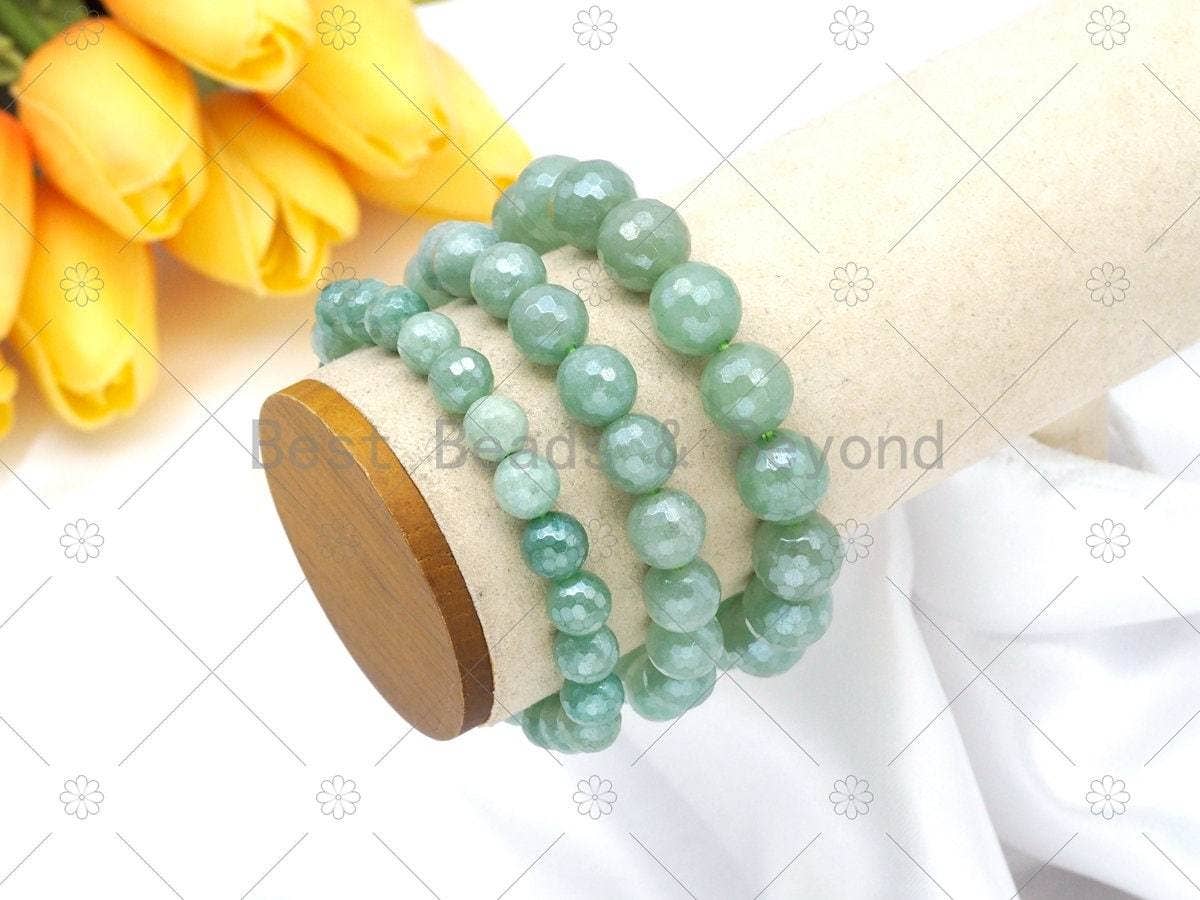 Mystic Green Aventurine Stretchy Bracelet, EF69