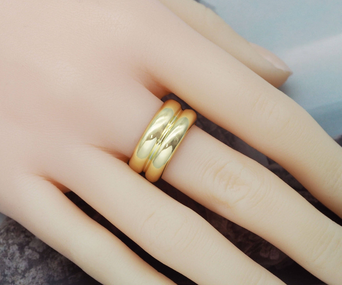 Double Dome Ring, Sku#ML56