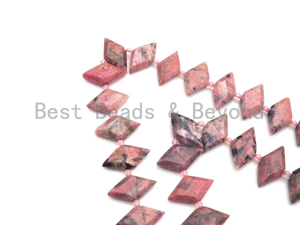 High Quality Natural Rhodochrosite Horse Eye Shape Beads, Natural Rhodochrosite beads, 16x30mm, sku#U674