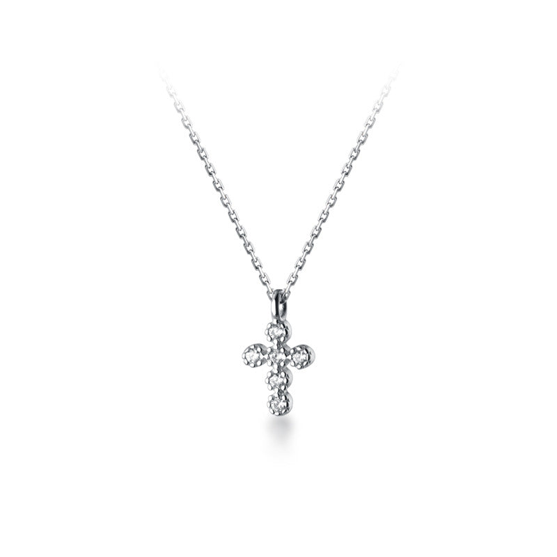 S925 Sterling Silver Versatile Cross Necklace For Women