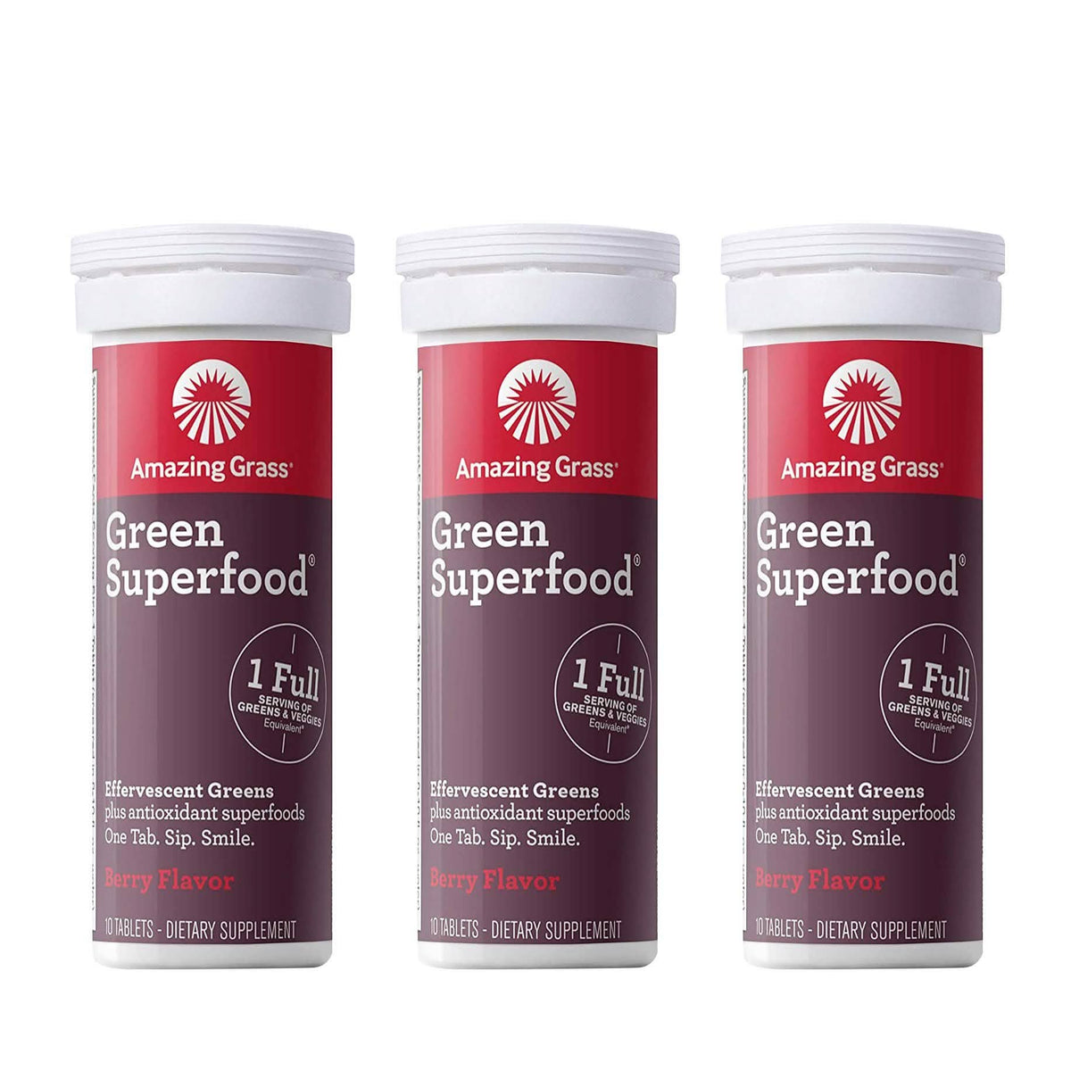 Amazing Grass Green Superfood Water Flavoring Tablet with Antioxidants and Alkalizing Greens