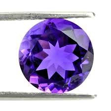 Amethyst Round Cut African Dark Purple Small AAA VS Nice