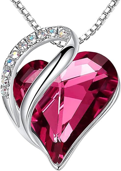 Geometric Heart Of The Ocean Crystal Necklace High-End