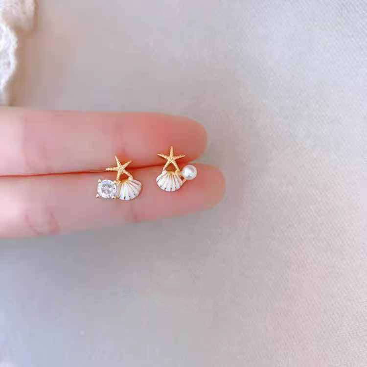 Korean-style High-end Hong Kong Style Vintage Earrings For Women