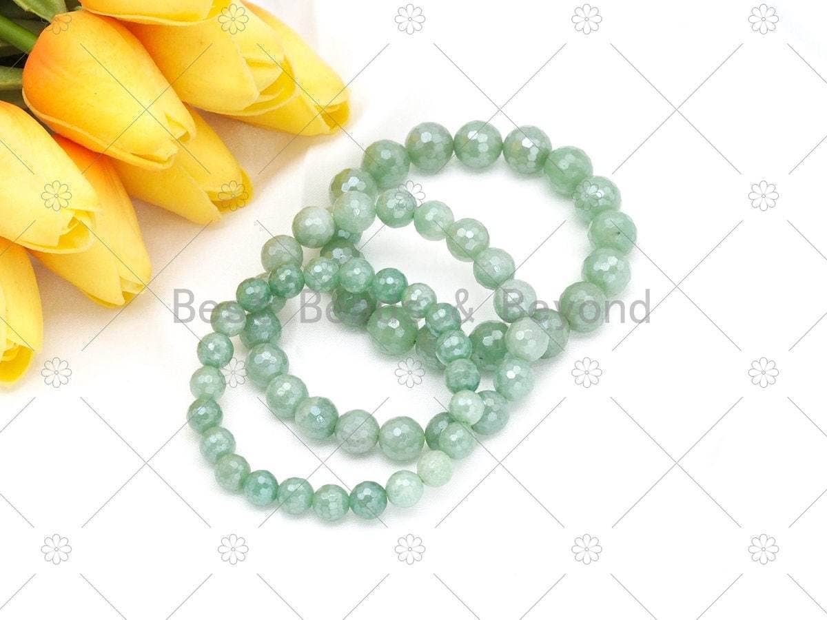 Mystic Green Aventurine Stretchy Bracelet, EF69