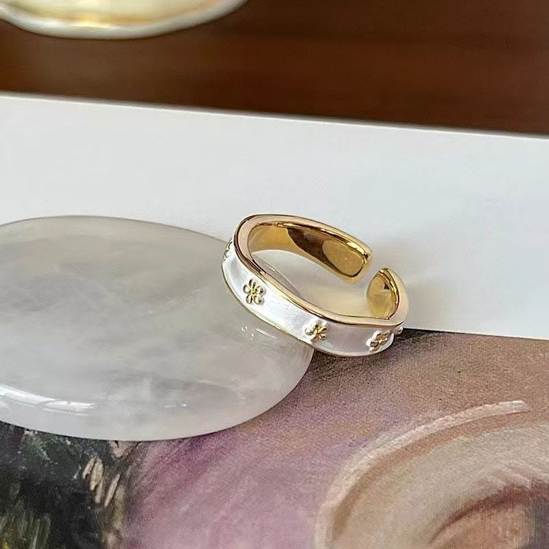 Dreamy Purple Butterfly Open Ring, Sparkling Zircon Dainty Band, Cute Fairy Style Adjustable Ring For Women