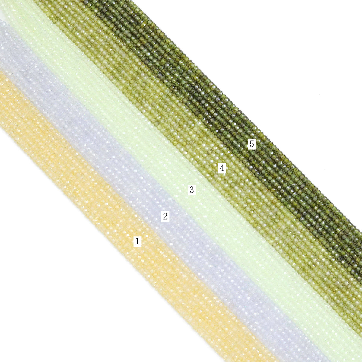 2x3mm Rondelle Faceted CZ Beads, Sku#U1862