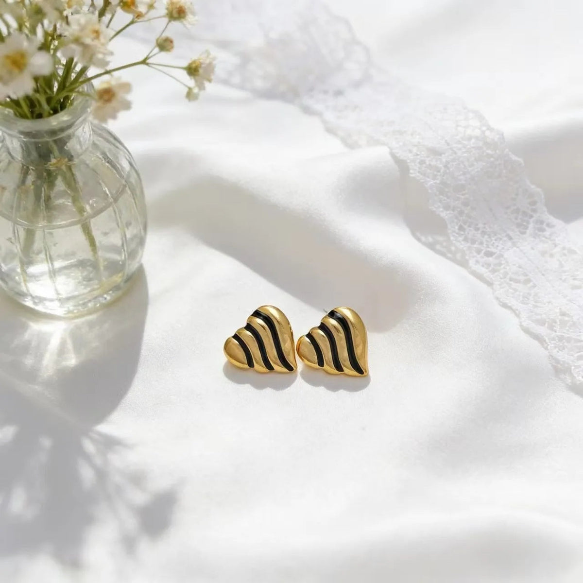 Stainless Steel Oil-dripping Women's Earrings