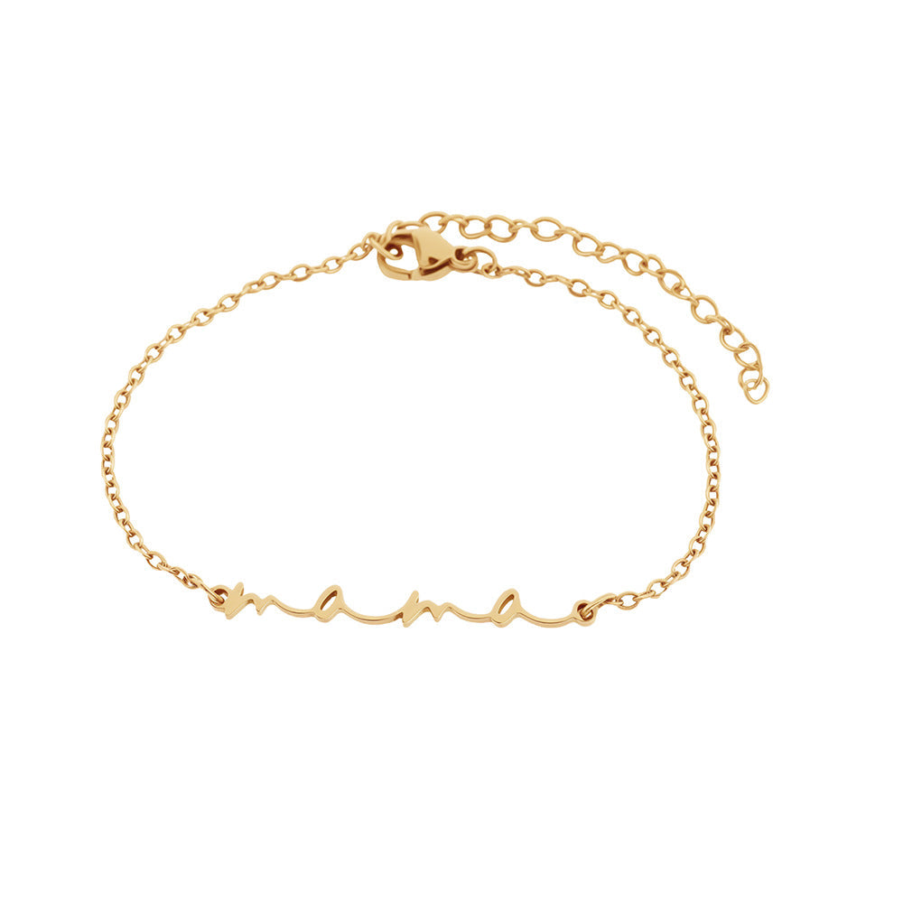 Letter Pendant Bracelet Sophisticated And Versatile Jewelry