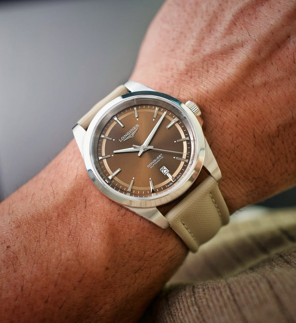 Beige Sailcloth Strap 20mm