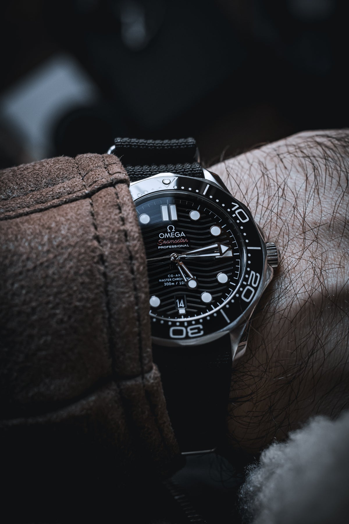 Tuxedo Black Woven Nylon Strap 22mm