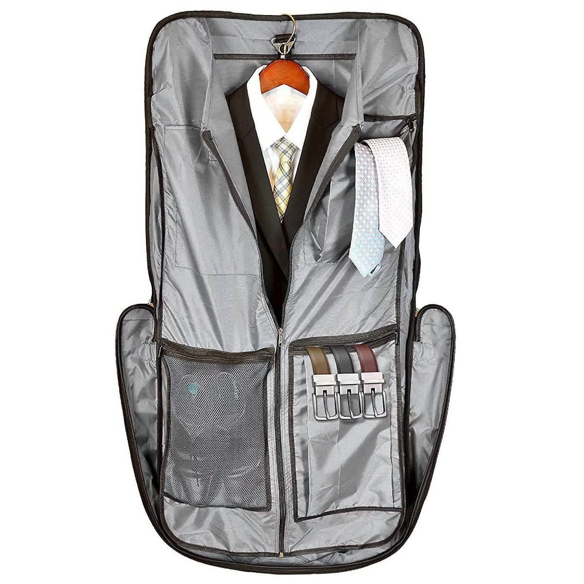 Bolford Travel Garment Bag For Business Trips And Travel With Padded Computer Pocket