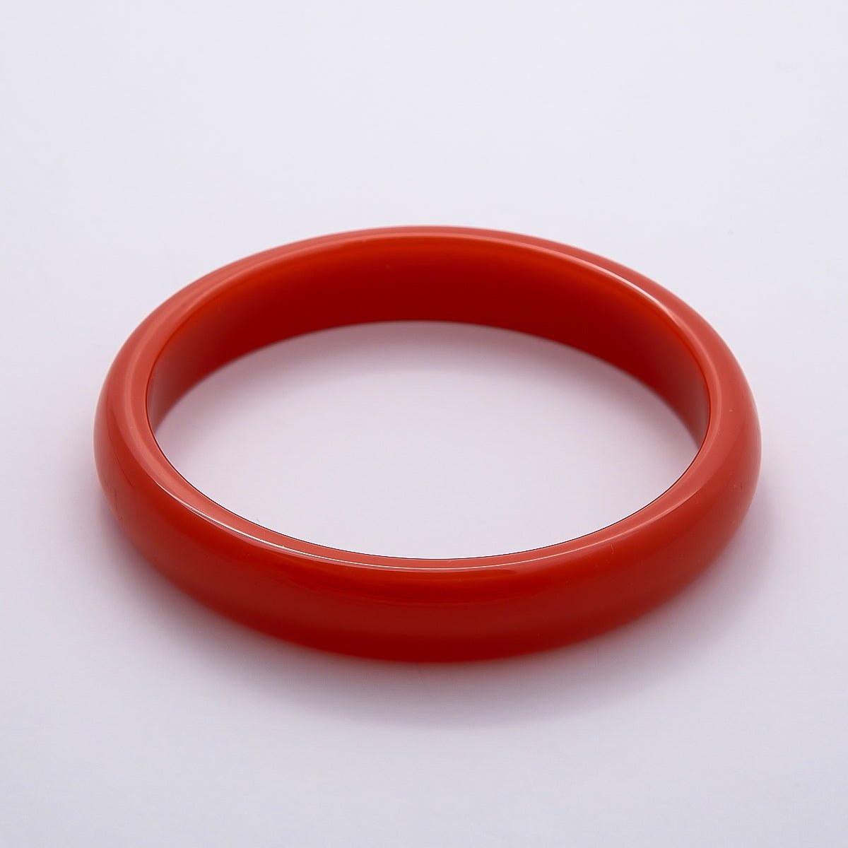 Brown, White, Red, Cream, Blue, Pink, Green, Teal Marble Thin Acrylic Resin Bangle Bracelet | WA-04423 ~ WA-04430