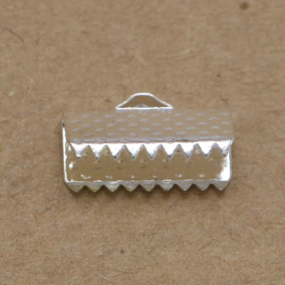 Flat Wire Clip Leather Cord Buckle Jewelry Material Accessories