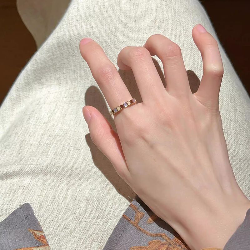 Exquisite Enamel Colored Glaze Ring For Women, 3D Butterfly, Versatile & Fashionable, S925 Silver-Plated, Adjustable Opening, Index Finger Ring