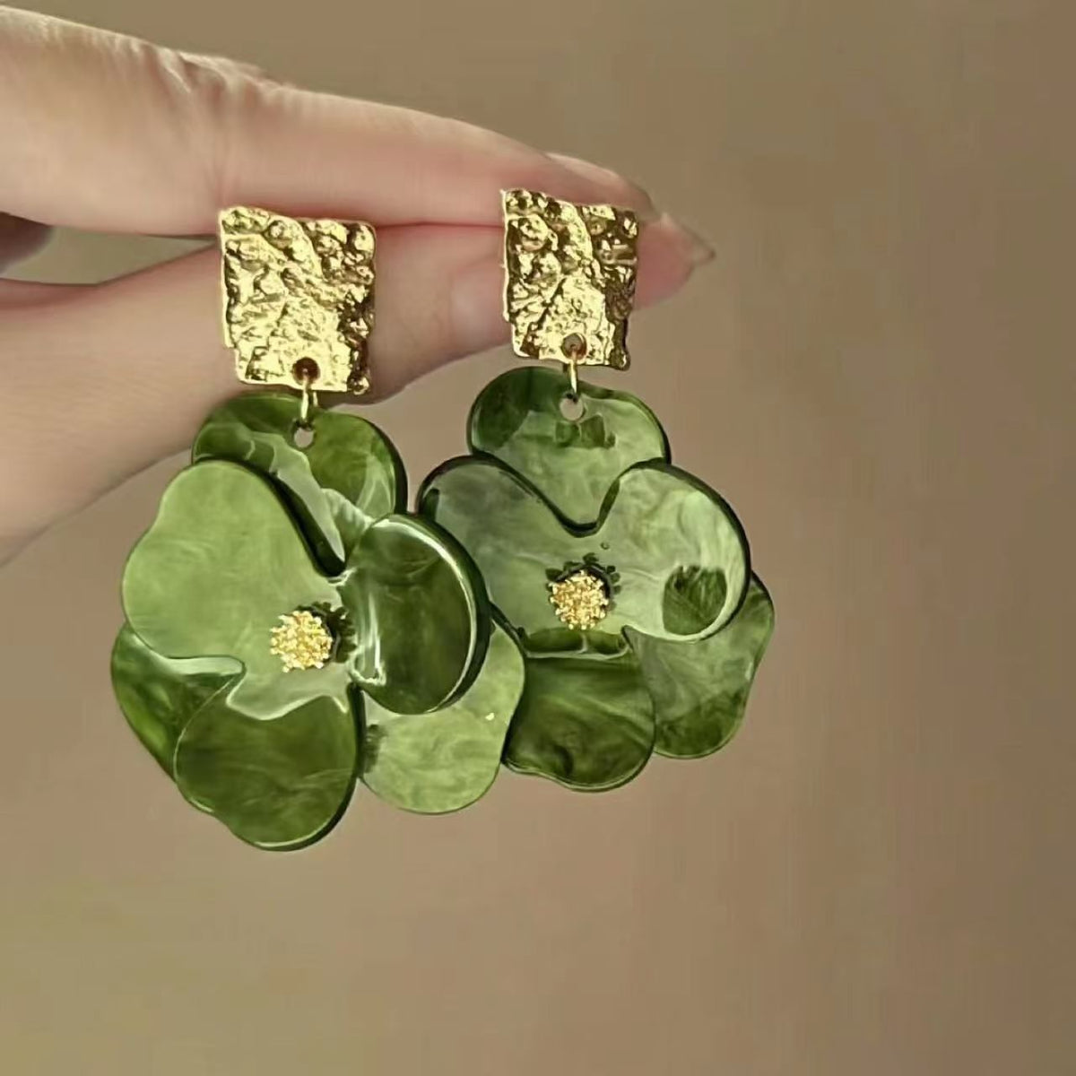 Silver Post Pleated Round Petal Earrings, New Chinese Retro Dangles, Niche Elegant National Trend Jewelry
