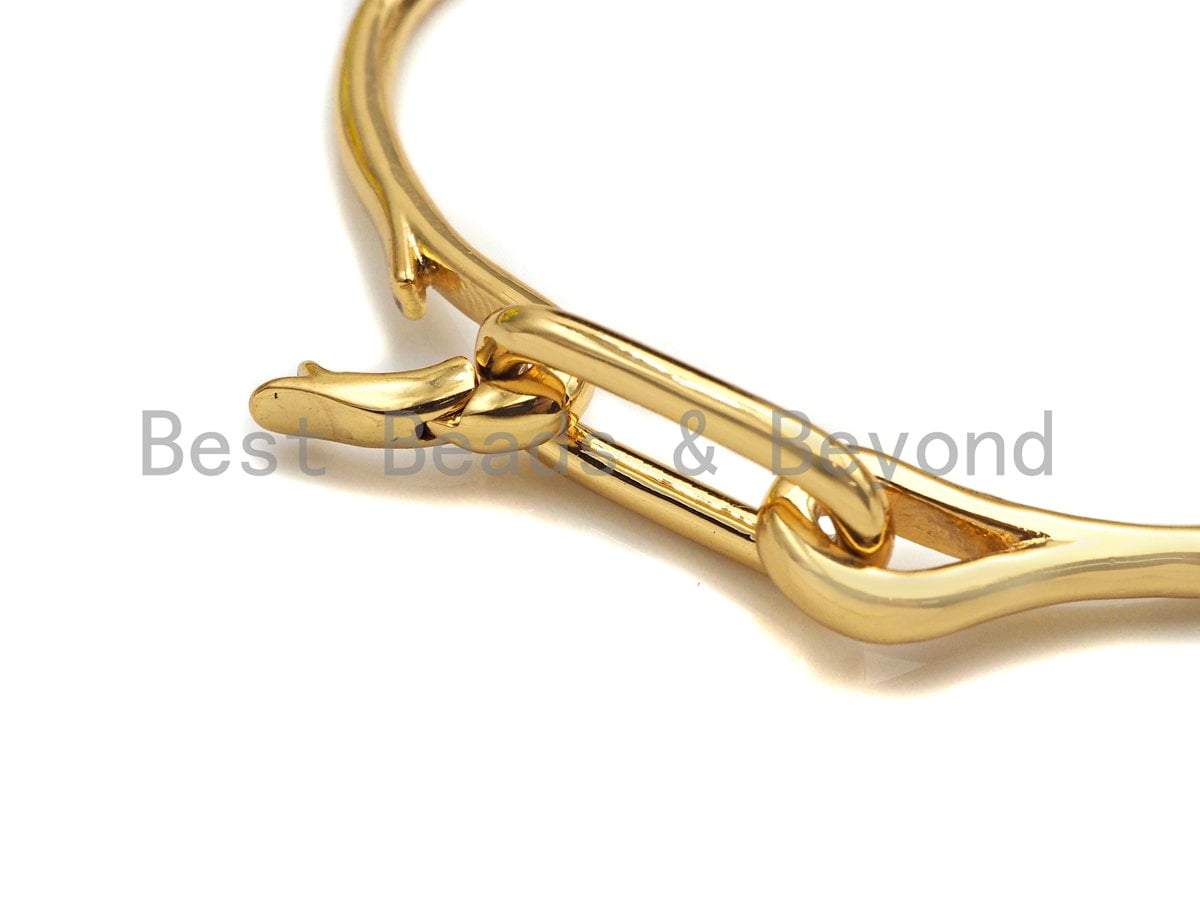 CZ Buckle Cuff Bracelet, Sku#X151