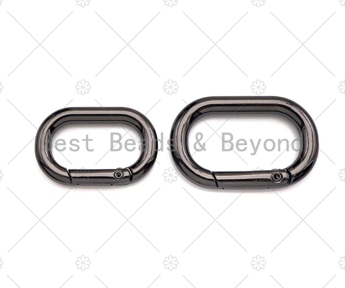 High Quality Large Gold/Silver/Gunmental Carabiner Clasp, Snap Clip Trigger Clasp, Spring Buckle Clasp for Purse Key Jewelery, sku#K126C