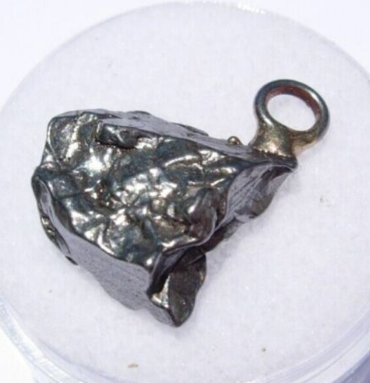 Campo del Cielo Necklace Pendant Jewelry Real Iron Meteorite Piece Small