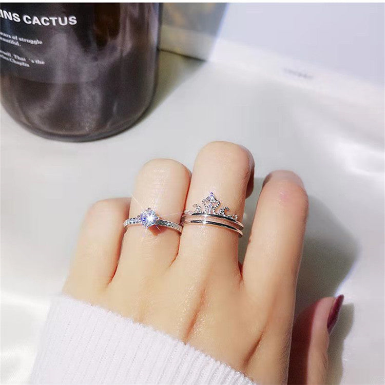 Two-Piece Detachable Double-Layer Combination Drill Opening Crown Ring