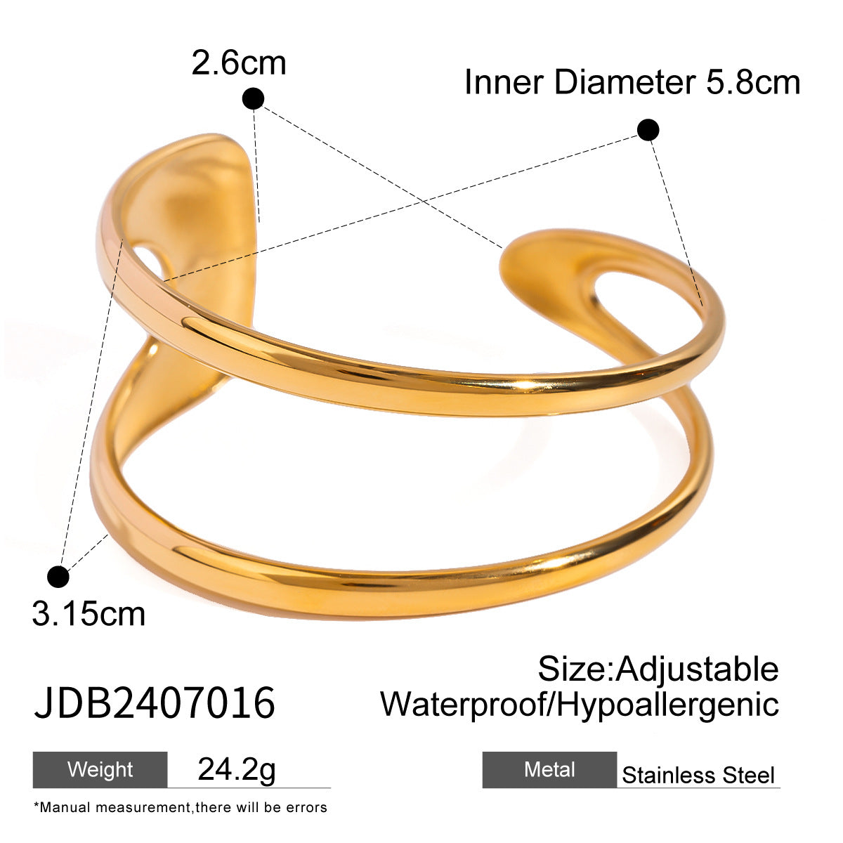 Stylish And Minimalist Stainless Steel Bracelet