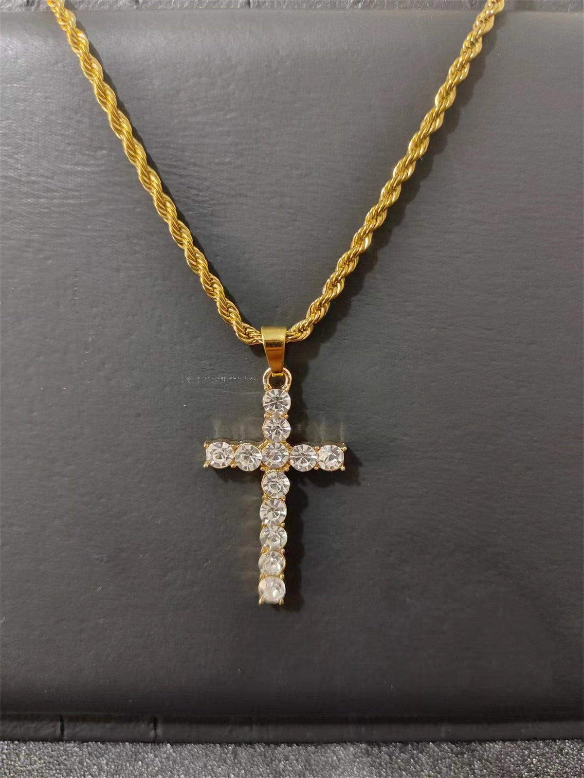 Diamond Pendant Necklace Men's Hip-hop Cold Wind