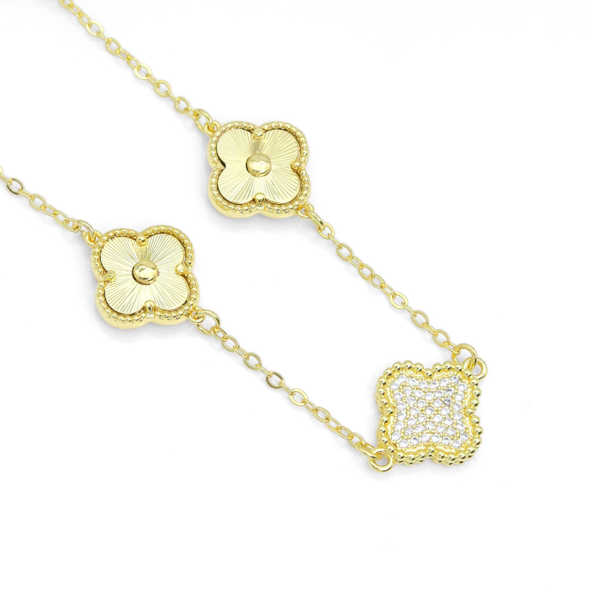 14 colors Flower Necklace, Green Pink Blue black silver gold white flower necklace, Sku#FH227