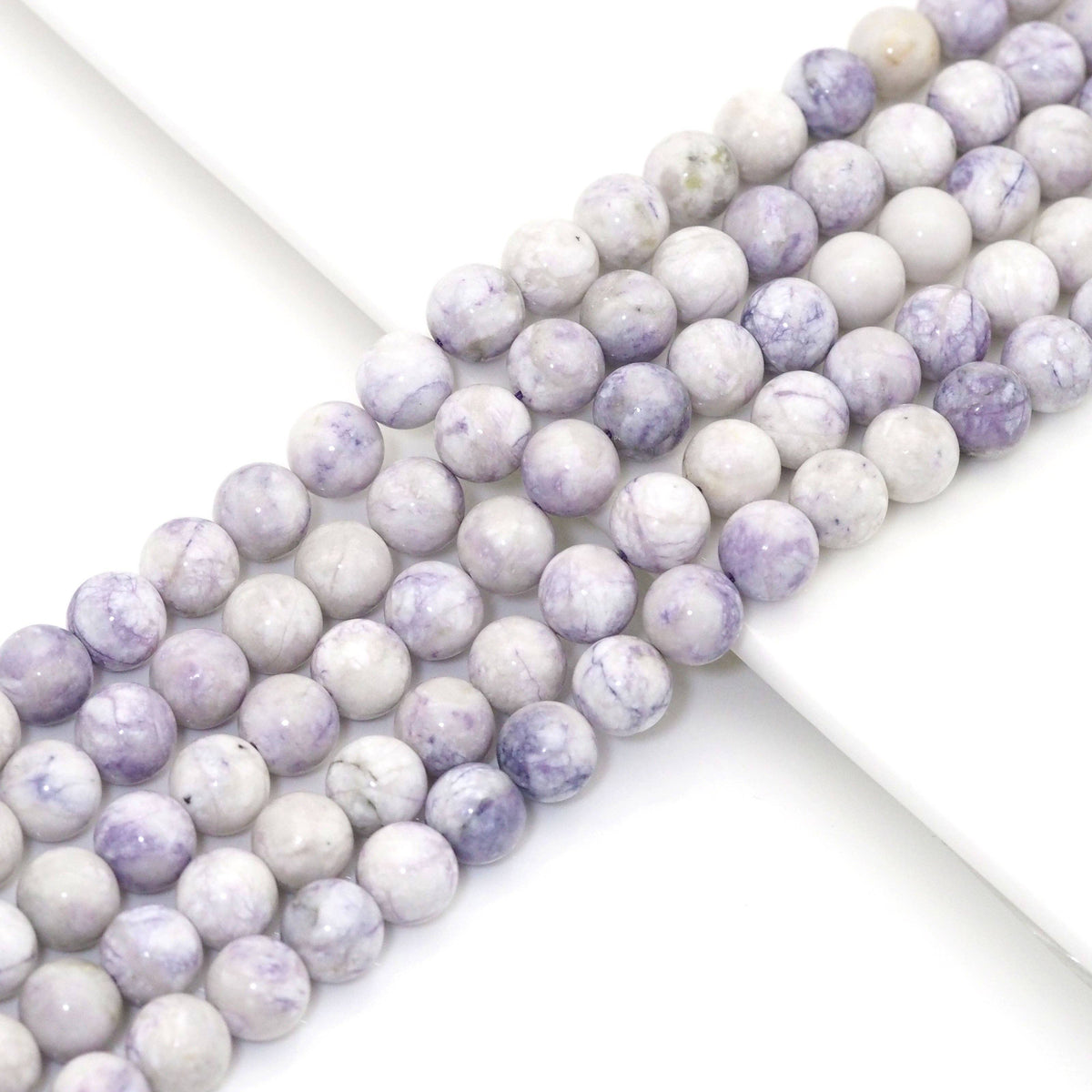 Genuine South Africa Light Purple Turquoise, 6mm/8mm/10mm Round Smooth Beads, Sku#U1609