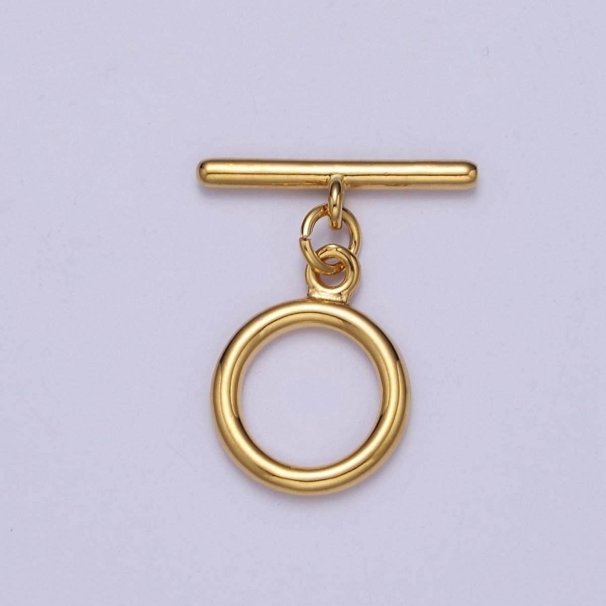 Classic 24k Gold Filled Round Toggle Clasp, Jewelry Clasp OT Clasp Findings L-708~L-710