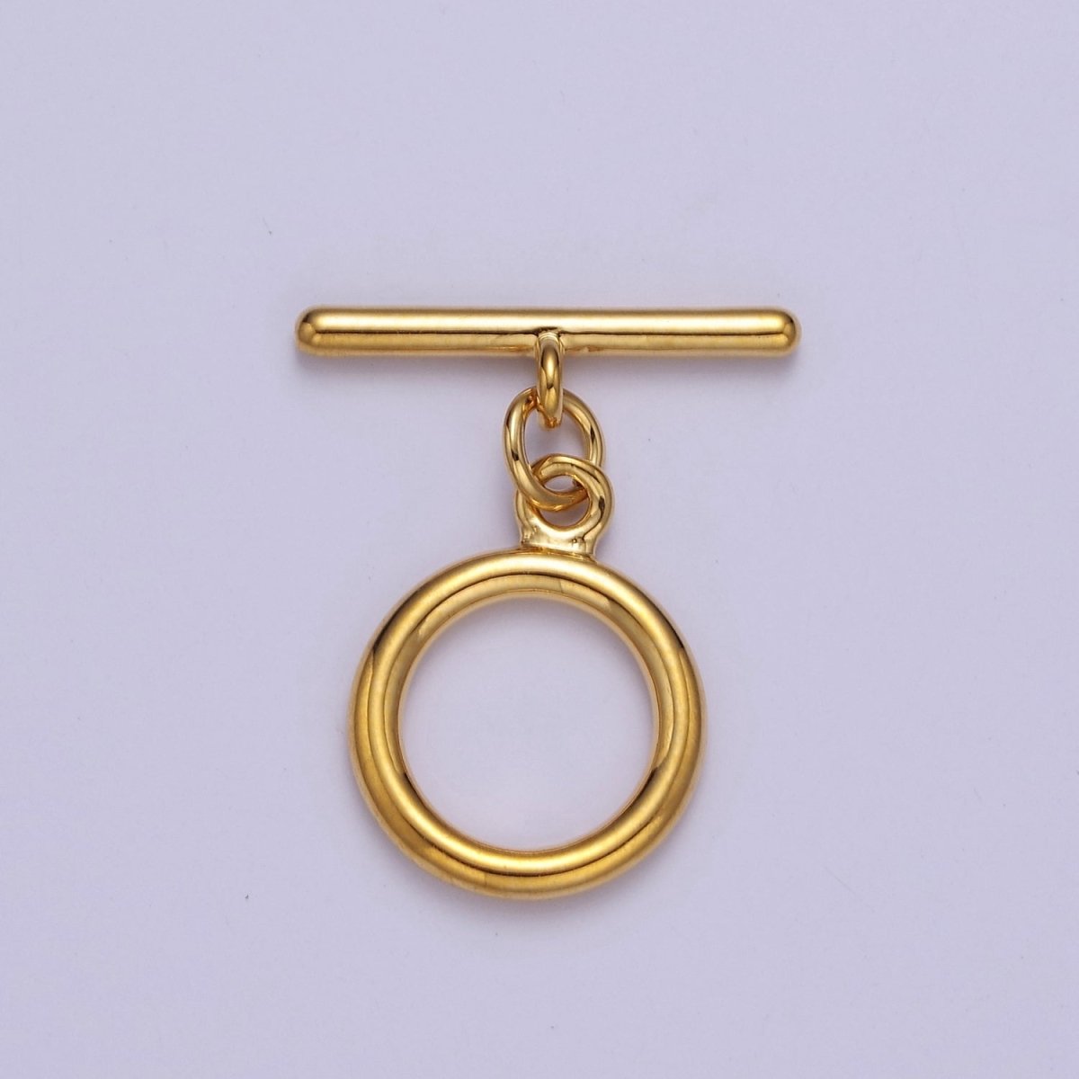 Classic 24k Gold Filled Round Toggle Clasp, Jewelry Clasp OT Clasp Findings L-708~L-710