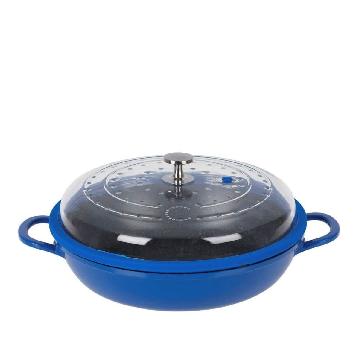 Curtis Stone 4-Quart Cast Aluminum Pan with Glass Lid (Refurbished)