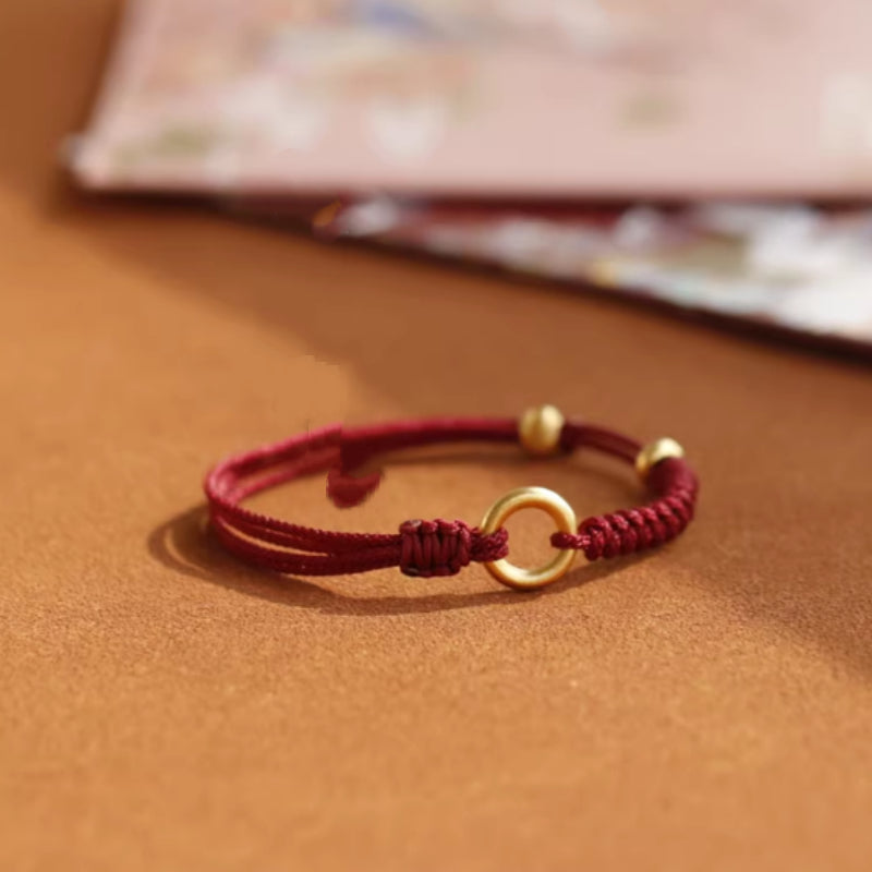 Summer Color Ornament Gallery Original Tossing Beads Finished Red String Handmade Hand Chain