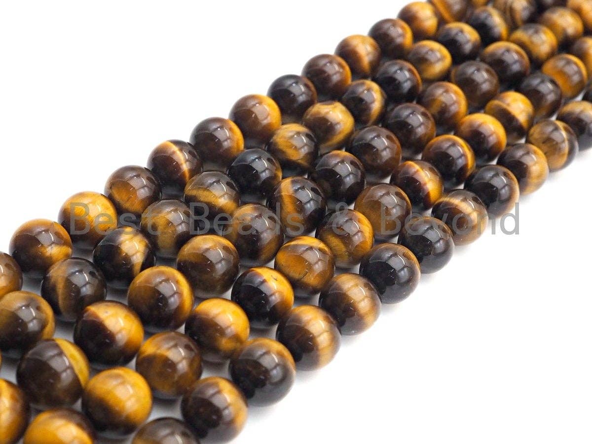 AA High Quality Natural Yellow Tiger Eye Beads, 6mm/8mm/10mm