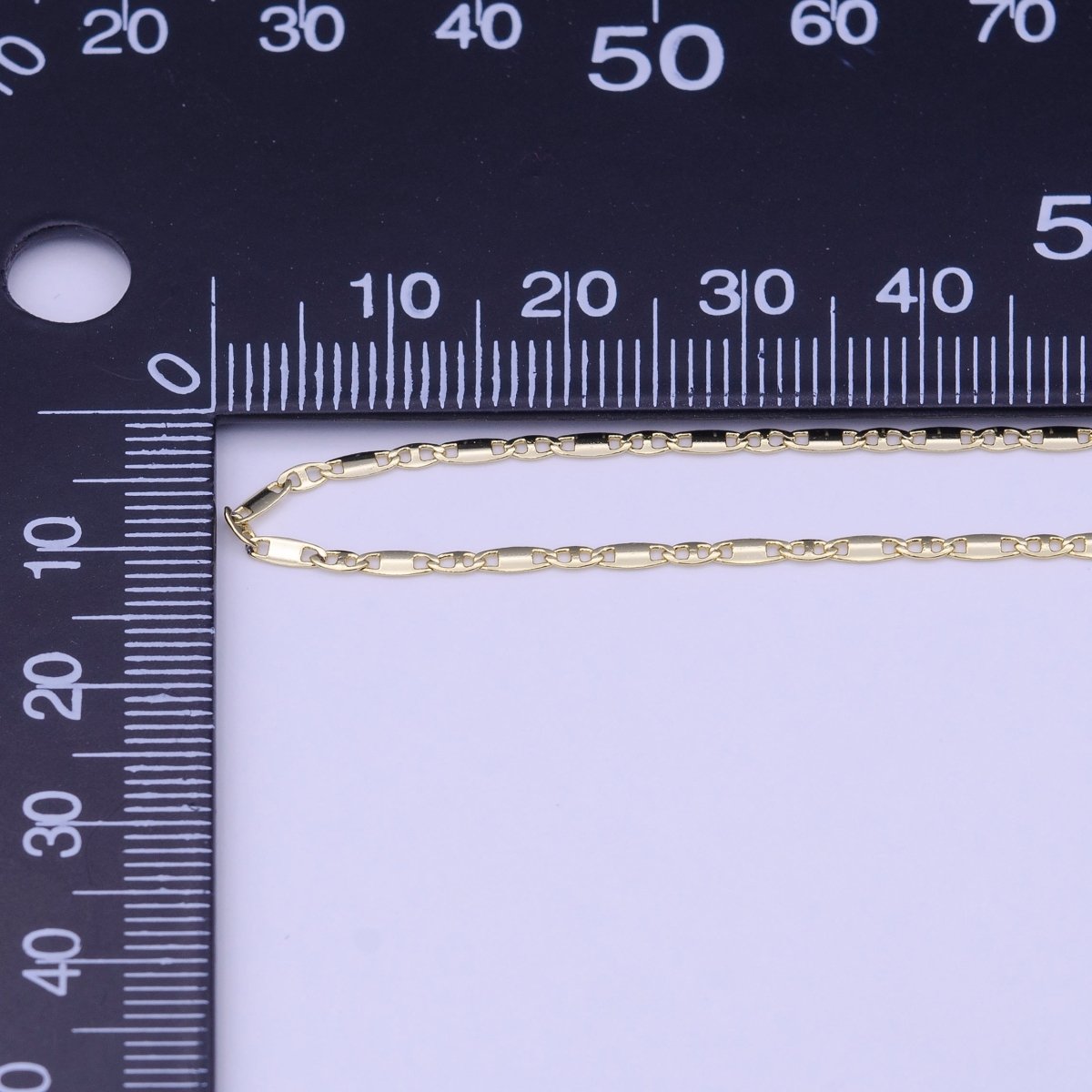 Dainty 14K Gold Filled Anchor Mariner 1.8mm Width 17.75 Inch Chain Necklace | WA-1458 Clearance Pricing