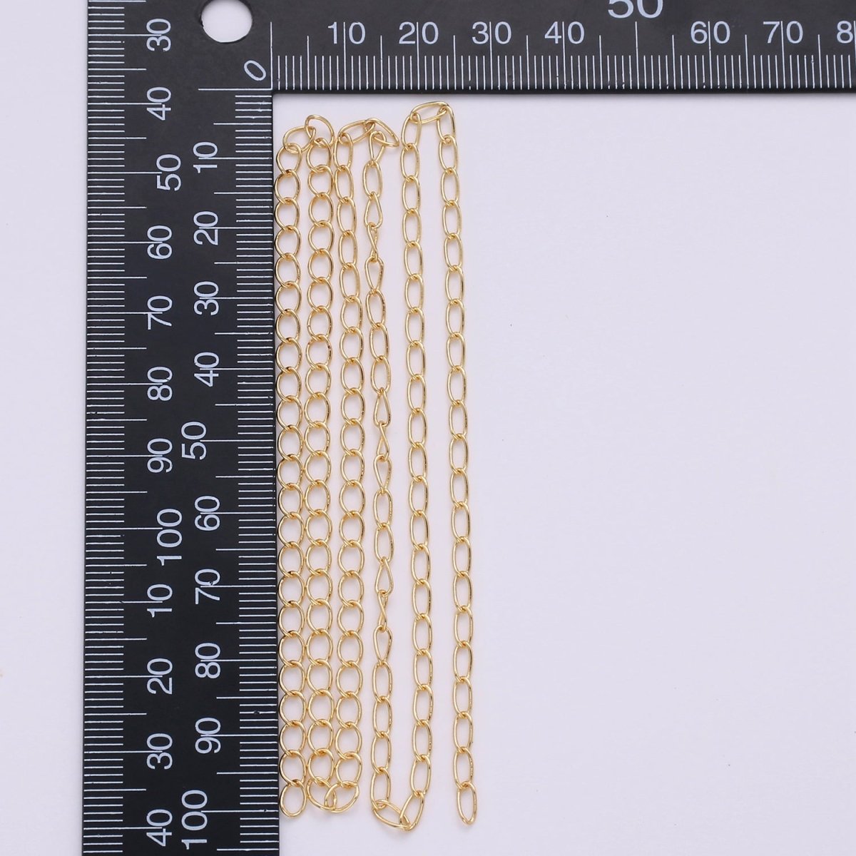 Dainty 16K Gold Filled Oval Cable Chain, 3mm Unfinished Chain by Yard for Necklace Bracelet Supply, LINK Chain | ROLL-131 Clearance Pricing