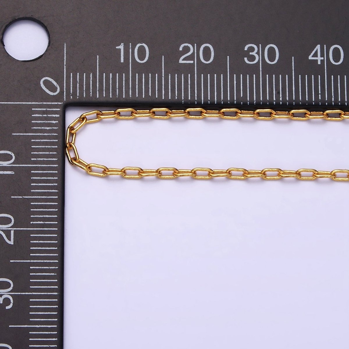 Dainty 1.8mm Cable Paperclip 16 Inch Minimalist Choker Chain Necklace | WA-1873 Clearance Pricing