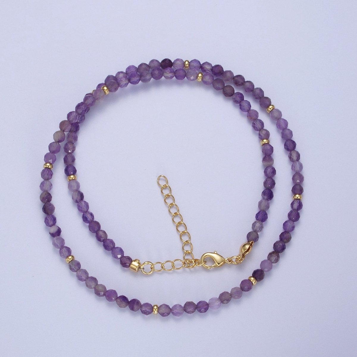 Dainty Beaded Necklace Tourmaline, Amazonite, Ruby, Amethyst, Moonstone Jewelry Handmade Jewelry | WA-1219 WA-1220 WA-1241 WA-1242 WA-1243 Clearance Pricing
