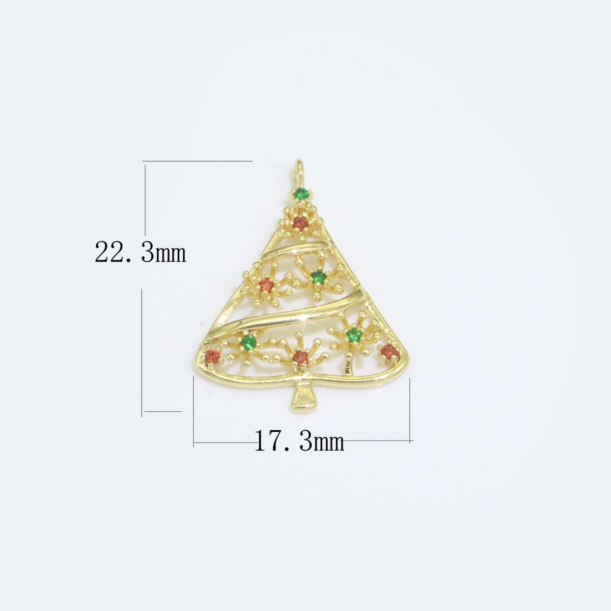 Dainty Christmas charms Micro Pave Holiday Collection Santa, Snow, Stocking, Snow man, Reindeer, Tree Pendant for DiY Jewelry Necklace Bracelet Earring Accessory F-902 F-903 M-594 - M-604
