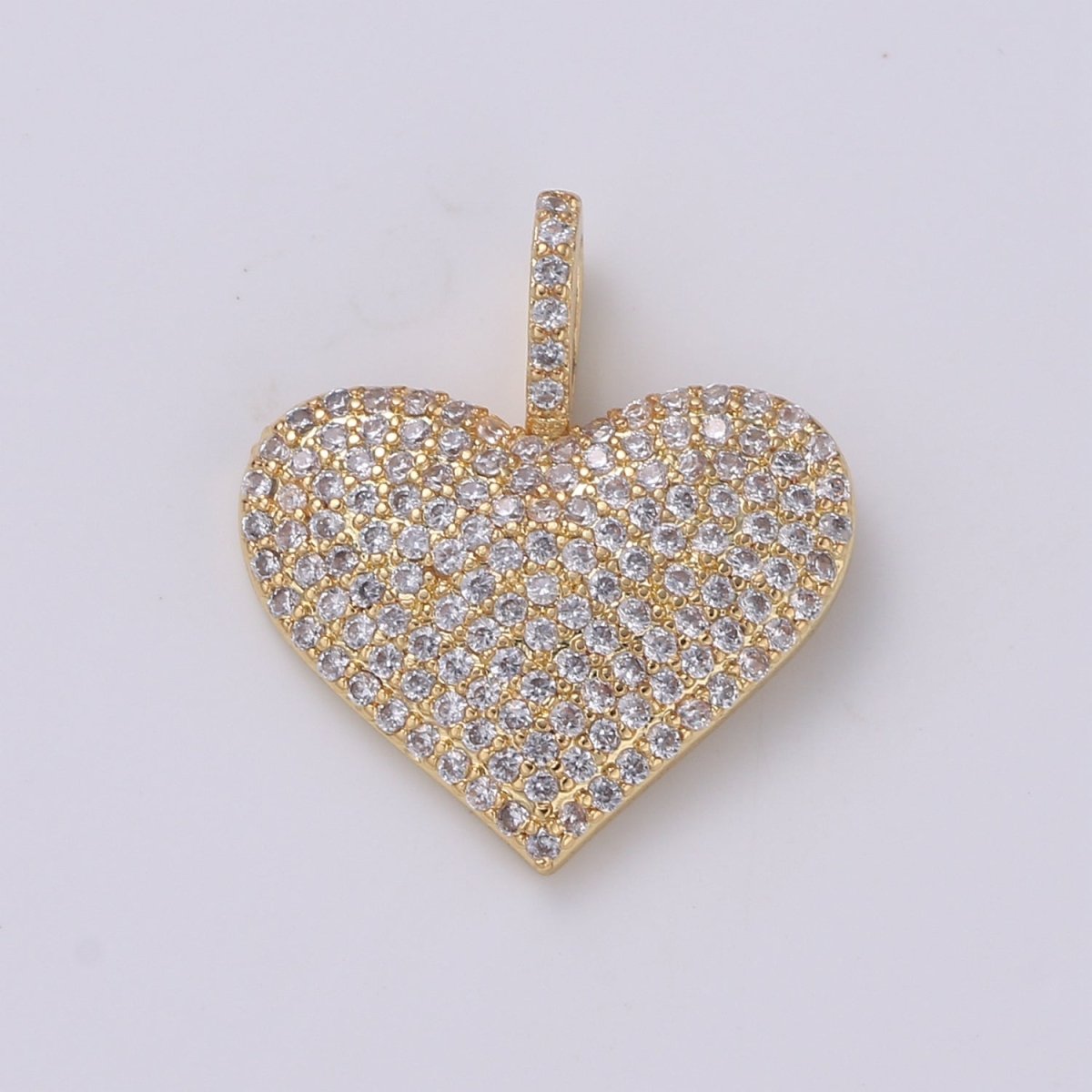 Dainty Gold Filled Heart Charms H-462 H-486 H-488