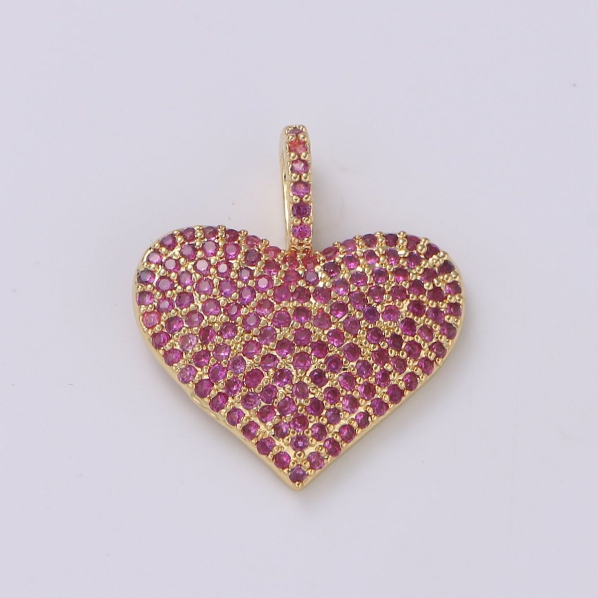 Dainty Gold Filled Heart Charms H-462 H-486 H-488