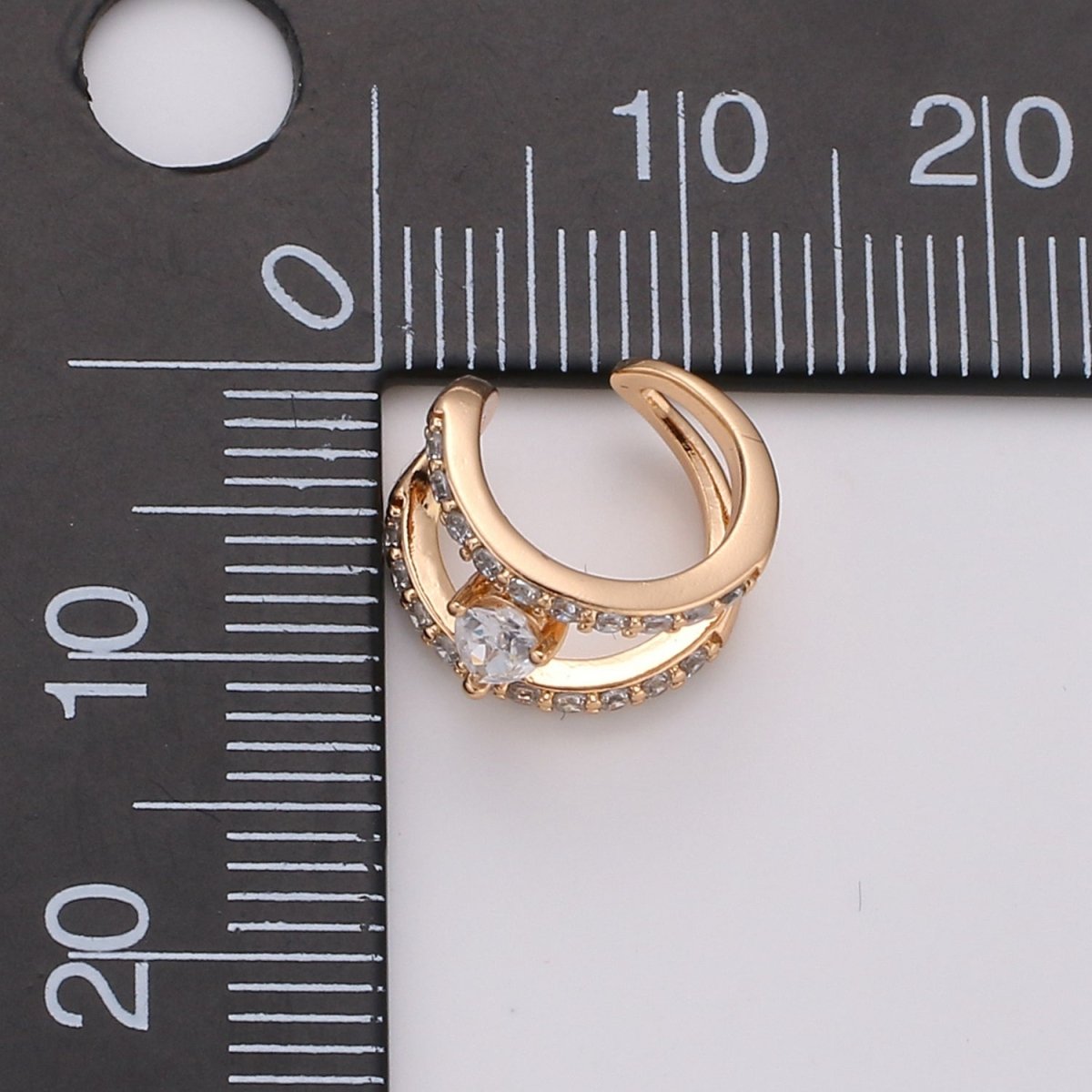 Dainty Gold Filled Minimalist Earcuffs - AI-091