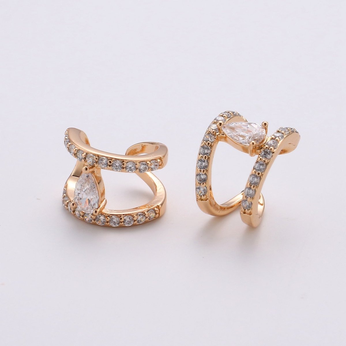 Dainty Gold Filled Minimalist Earcuffs - AI-091